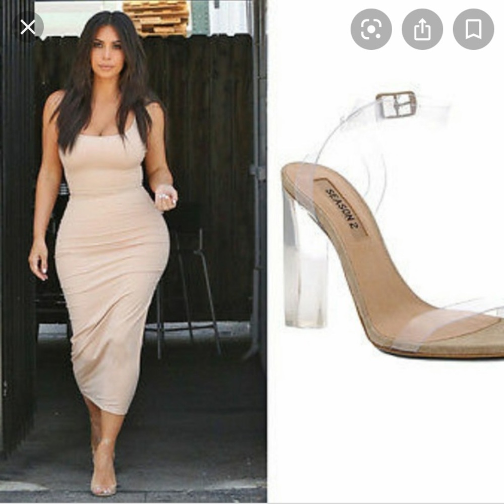 Yeezy Season 2 Lucite PVC Heels